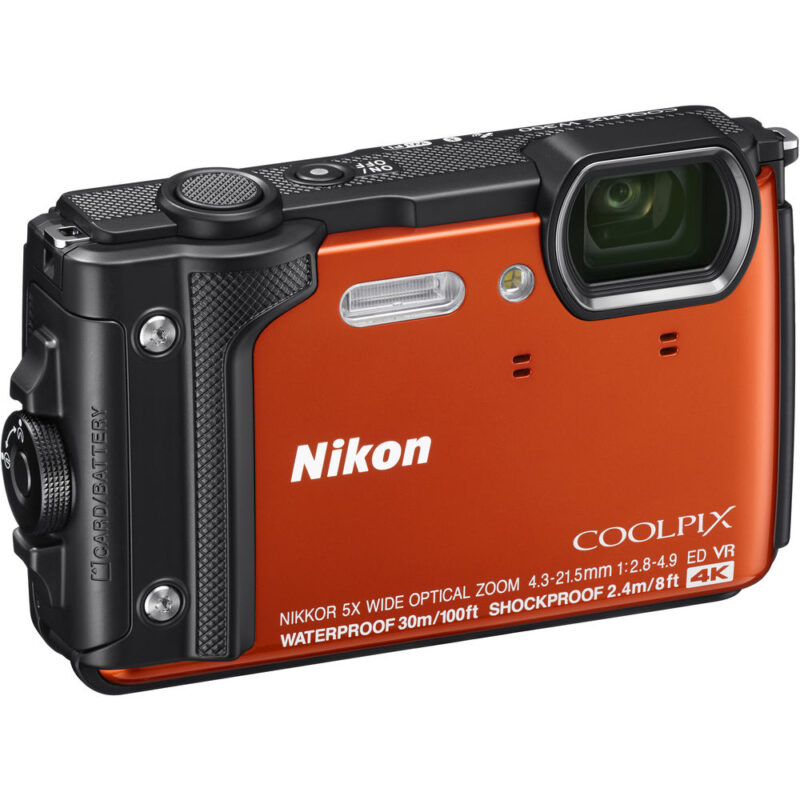 Nikon COOLPIX W300 Digital Camera (Orange) & Green - GP Pro